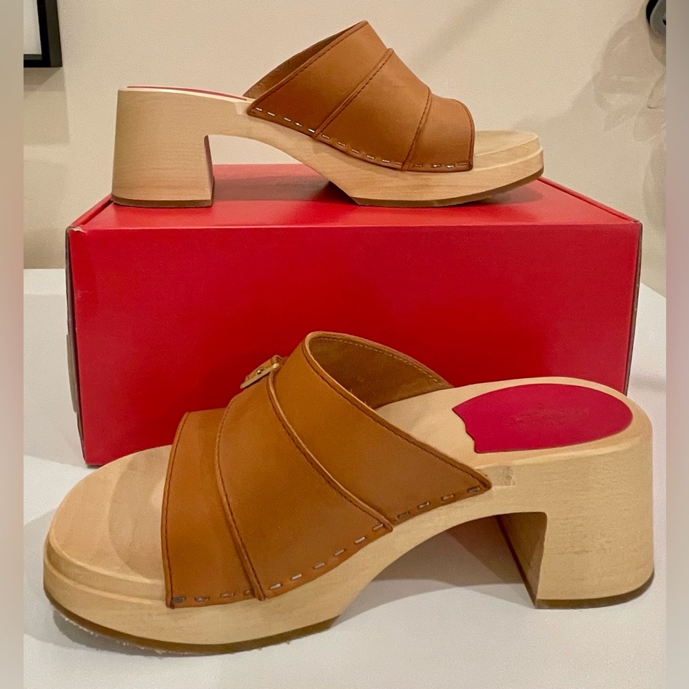 Swedish Hasbeens, Clog Preppy Slip in, Nature, 39 - Picture 4 of 6